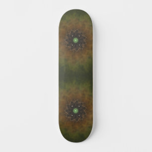Smaragd Kosmische Mandala Uitbarsting Persoonlijk Skateboard
