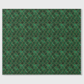 Smaragd Moors Patroon – Luxe Stijl Cadeaupapier (Vlak)