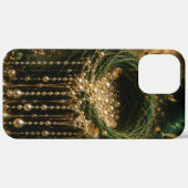 Smaragd nest parel cascade iphone hoesje (Achterkant (horizontaal))