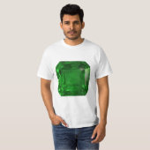 Smaragd Octagon-cut T-shirt (Voorkant volledig)
