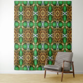 Smaragd op Goud Wandkleed (In situ)