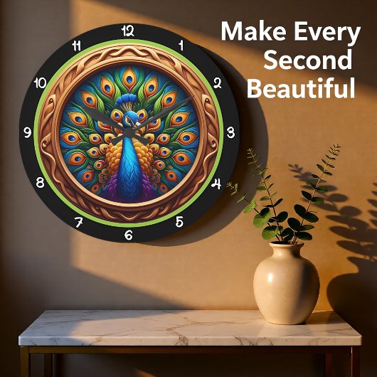 Smaragd Pauw Stralend Erfgoed Grote Klok