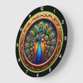 Smaragd Pauw Stralend Erfgoed Grote Klok (Hoek)