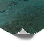 Smaragd rivier in Mojstrana Poster (Hoek)