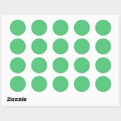 Smaragd Ronde Sticker (Vel)