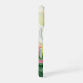Smaragd & Roze Abstract Marmer iPhone 16 Hoesje (Rechterkant)
