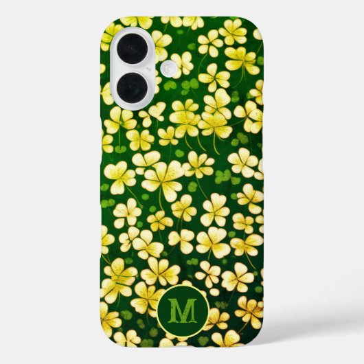 Smaragd Shamrock Tapestry: Donkergroen Delight Case-Mate iPhone Case (Achterkant)