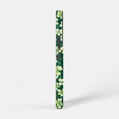 Smaragd Shamrock Tapestry: Donkergroen Delight Samsung Galaxy Hoesje (Rechterkant)