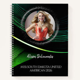 Smaragd Stof Ultimate Pageant Checklist Notitieboe Notitieboek