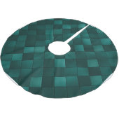 Smaragd Tegelpatroon – Moderne Luxe Kerstboom Rok (Gekanteld)