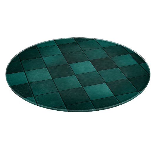 Smaragd Tegelpatroon – Moderne Luxe Snijplank (Hoek)