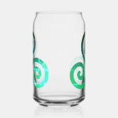 Smaragd triskele oude Keltische symbool Blikvorm Glas (Rechts)