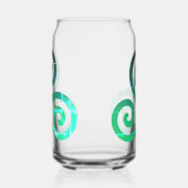 Smaragd triskele oude Keltische symbool Blikvorm Glas (Links)