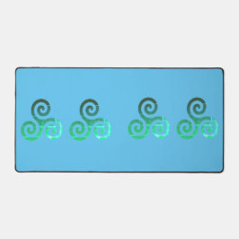 Smaragd triskele oude Keltische symbool Bureaumat