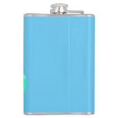 Smaragd triskele oude Keltische symbool Heupfles (Achterkant)