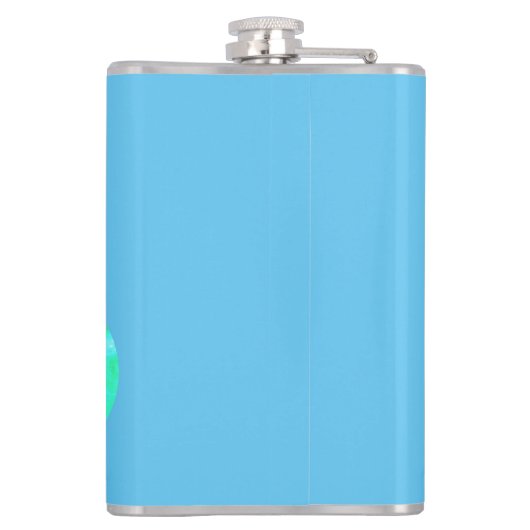 Smaragd triskele oude Keltische symbool Heupfles (Achterkant)