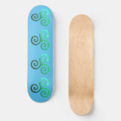 Smaragd triskele oude Keltische symbool Persoonlijk Skateboard (Voorkant)