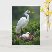 Smaragd Vaderdag Liefdekaart Kaart (Gele Bloem)