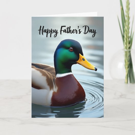 Smaragd Vaderdag Vogel Kaart (Voorkant)