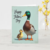 Smaragd vadersdag watervogels kaart (Gele Bloem)