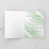 Smaragd Verjaardagskaart 55 Jaar Getrouwd Kaart (Binnen)