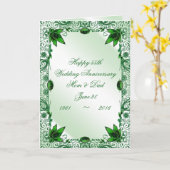 Smaragd Verjaardagskaart 55 Jaar Getrouwd Kaart (Gele Bloem)