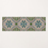 Smaragd Vintage Tapijtprint Yogamat (Voorkant (horizontaal))