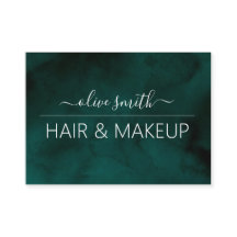 Smaragd waterverf Monogram Naam