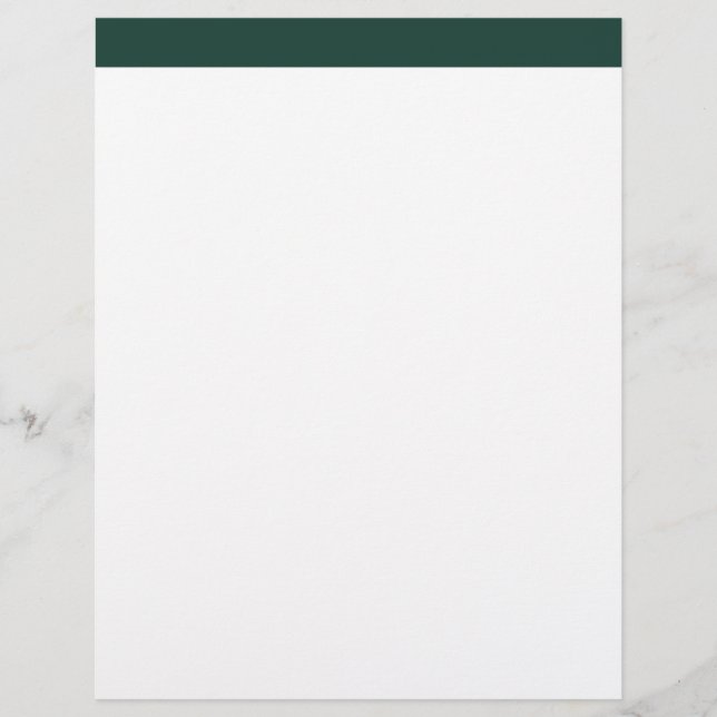 Smaragd Witte Retouradres Briefhoofd (Voorkant)