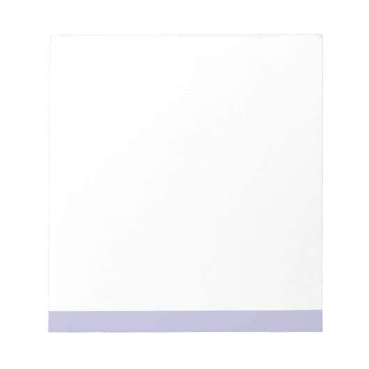 Smaragd Witte Retouradres Notitieblok (Voorkant)