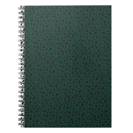 Smaragd Witte Retouradres Notitieboek (Voorkant)