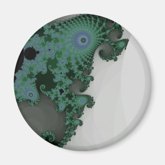 Smaragd Zeehengst Magneet (Voorkant)