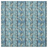 Smaragd Zijde Peacock Veren Running Print Stof (Swatch)