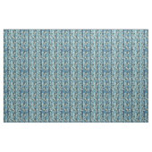 Smaragd Zijde Peacock Veren Running Print Stof (Fat Quarter)