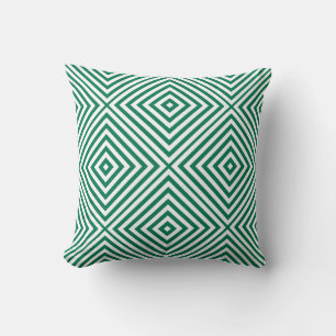 Smaragden Diamant Chevron Kussen