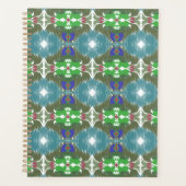 Smaragden Getijde Kaleidoscoop Planner (Voorkant)