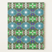 Smaragden Getijde Kaleidoscoop Planner (Achterkant)