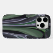 Smaragden Glans | Mooie Groene Aurora Textuur Case-Mate iPhone Case (Achterkant (horizontaal))