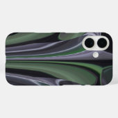 Smaragden Glans | Mooie Groene Aurora Textuur Case-Mate iPhone Case (Achterkant (horizontaal))