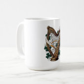 Smaragden Harp Shenanigans T-shirt  Koffiemok (Voorkant links)