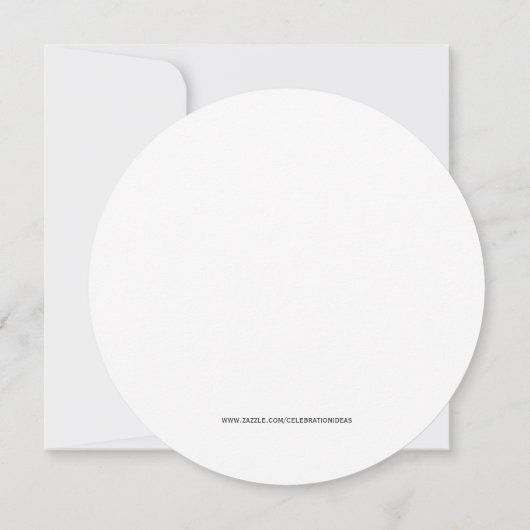 Smaragden Huwelijksjubileum Kaart (Achterkant)