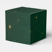 Smaragden Krans Kerstfeest Bedankdoosjes (Achterkant)