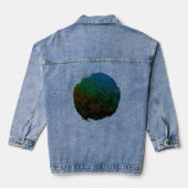 Smaragden Schemering Denim Jacket (Achterkant)