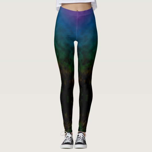 Smaragden Schemering Leggings (Voorkant)