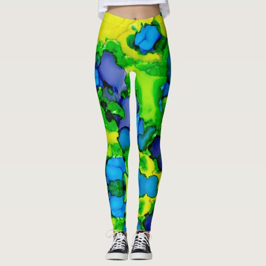 Smaragdgeluk Leggings (Voorkant)