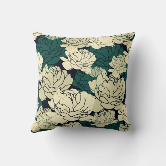 Smaragdgroen 50ste verjaardag kussen (Achterkant)