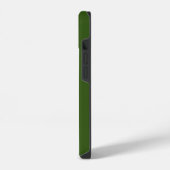 SMARAGDGROEN BLOEMMONOGRAM LETTER C ONTWERP iPhone HOESJE (Linkerkant)