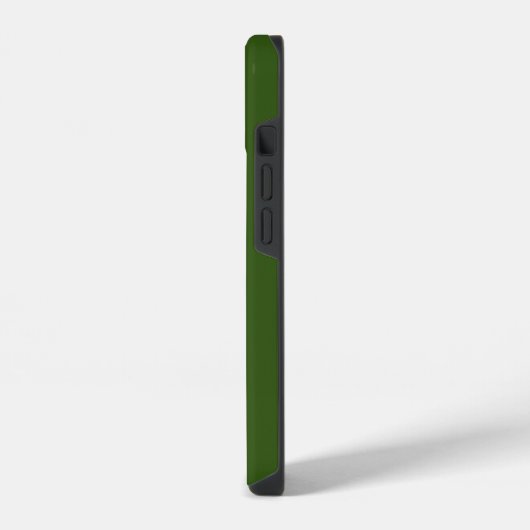 SMARAGDGROEN BLOEMMONOGRAM LETTER C ONTWERP iPhone HOESJE (Linkerkant)