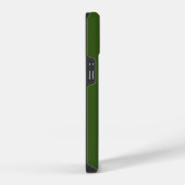 SMARAGDGROEN BLOEMMONOGRAM LETTER C ONTWERP iPhone HOESJE (Rechterkant)