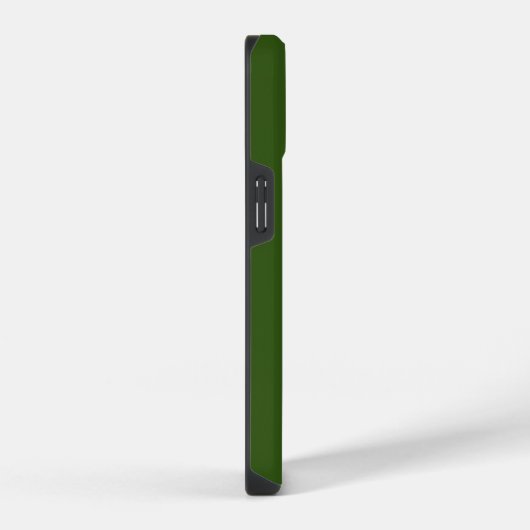 SMARAGDGROEN BLOEMMONOGRAM LETTER C ONTWERP iPhone HOESJE (Rechterkant)